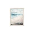 Picture of Sandy Teal Beach _GroupedProduct_Rectangle_Portrait_Framed_Matted_