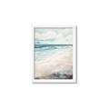 Picture of Sandy Teal Beach _GroupedProduct_Rectangle_Portrait_Framed_Matted_