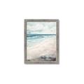 Picture of Sandy Teal Beach _GroupedProduct_Rectangle_Portrait_Framed_Matted_