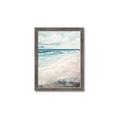 Picture of Sandy Teal Beach _GroupedProduct_Rectangle_Portrait_Framed_Matted_