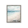 Picture of Sandy Teal Beach _GroupedProduct_Rectangle_Portrait_Framed_Matted_