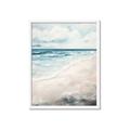Picture of Sandy Teal Beach _GroupedProduct_Rectangle_Portrait_Framed_Matted_