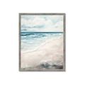 Picture of Sandy Teal Beach _GroupedProduct_Rectangle_Portrait_Framed_Matted_