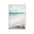 Picture of Sandy Teal Beach _GroupedProduct_Rectangle_Portrait_Framed_Matted_