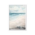 Picture of Sandy Teal Beach _GroupedProduct_Rectangle_Portrait_Framed_Matted_
