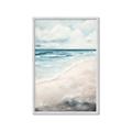 Picture of Sandy Teal Beach _GroupedProduct_Rectangle_Portrait_Framed_Matted_