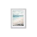 Picture of Sandy Teal Beach _GroupedProduct_Rectangle_Portrait_Framed_Matted_