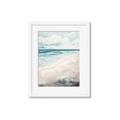 Picture of Sandy Teal Beach _GroupedProduct_Rectangle_Portrait_Framed_Matted_