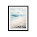 Picture of Sandy Teal Beach _GroupedProduct_Rectangle_Portrait_Framed_Matted_
