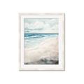 Picture of Sandy Teal Beach _GroupedProduct_Rectangle_Portrait_Framed_Matted_