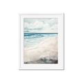 Picture of Sandy Teal Beach _GroupedProduct_Rectangle_Portrait_Framed_Matted_