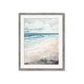 Picture of Sandy Teal Beach _GroupedProduct_Rectangle_Portrait_Framed_Matted_