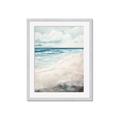 Picture of Sandy Teal Beach _GroupedProduct_Rectangle_Portrait_Framed_Matted_