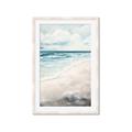 Picture of Sandy Teal Beach _GroupedProduct_Rectangle_Portrait_Framed_Matted_