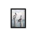Picture of Observing Pelicans _GroupedProduct_Rectangle_Portrait_Framed_Matted_