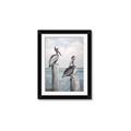 Picture of Observing Pelicans _GroupedProduct_Rectangle_Portrait_Framed_Matted_
