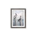 Picture of Observing Pelicans _GroupedProduct_Rectangle_Portrait_Framed_Matted_