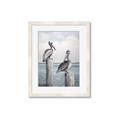 Picture of Observing Pelicans _GroupedProduct_Rectangle_Portrait_Framed_Matted_
