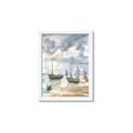 Picture of Boats Landing ll _GroupedProduct_Rectangle_Portrait_Framed_Matted_