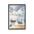 Picture of Boats Landing ll _GroupedProduct_Rectangle_Portrait_Framed_Matted_
