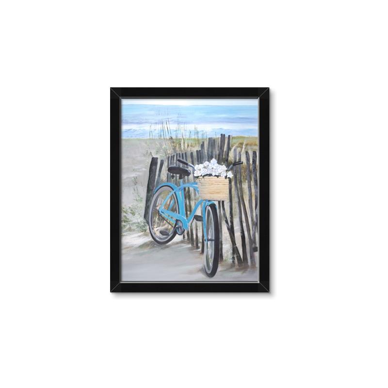 Picture of Blue Bicycle _GroupedProduct_Rectangle_Portrait_Framed_Matted_