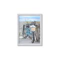 Picture of Blue Bicycle _GroupedProduct_Rectangle_Portrait_Framed_Matted_