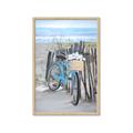 Picture of Blue Bicycle _GroupedProduct_Rectangle_Portrait_Framed_Matted_