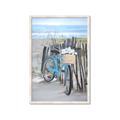 Picture of Blue Bicycle _GroupedProduct_Rectangle_Portrait_Framed_Matted_