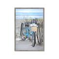 Picture of Blue Bicycle _GroupedProduct_Rectangle_Portrait_Framed_Matted_