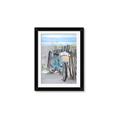 Picture of Blue Bicycle _GroupedProduct_Rectangle_Portrait_Framed_Matted_