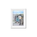 Picture of Blue Bicycle _GroupedProduct_Rectangle_Portrait_Framed_Matted_