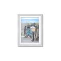 Picture of Blue Bicycle _GroupedProduct_Rectangle_Portrait_Framed_Matted_