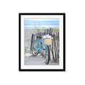 Picture of Blue Bicycle _GroupedProduct_Rectangle_Portrait_Framed_Matted_