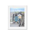 Picture of Blue Bicycle _GroupedProduct_Rectangle_Portrait_Framed_Matted_