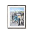 Picture of Blue Bicycle _GroupedProduct_Rectangle_Portrait_Framed_Matted_