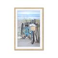 Picture of Blue Bicycle _GroupedProduct_Rectangle_Portrait_Framed_Matted_