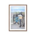 Picture of Blue Bicycle _GroupedProduct_Rectangle_Portrait_Framed_Matted_
