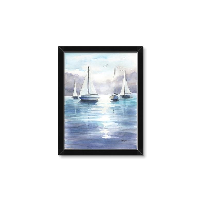 Picture of Blue Mountain Lake   _GroupedProduct_Rectangle_Portrait_Framed_Matted_