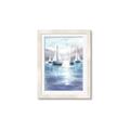 Picture of Blue Mountain Lake   _GroupedProduct_Rectangle_Portrait_Framed_Matted_