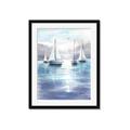Picture of Blue Mountain Lake   _GroupedProduct_Rectangle_Portrait_Framed_Matted_