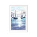 Picture of Blue Mountain Lake   _GroupedProduct_Rectangle_Portrait_Framed_Matted_