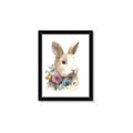 Picture of Sweet Floral Bunny I _GroupedProduct_Rectangle_Portrait_Framed_Matted_
