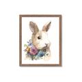 Picture of Sweet Floral Bunny I _GroupedProduct_Rectangle_Portrait_Framed_Matted_