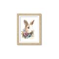 Picture of Sweet Floral Bunny I _GroupedProduct_Rectangle_Portrait_Framed_Matted_