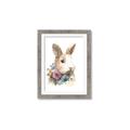 Picture of Sweet Floral Bunny I _GroupedProduct_Rectangle_Portrait_Framed_Matted_