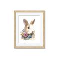 Picture of Sweet Floral Bunny I _GroupedProduct_Rectangle_Portrait_Framed_Matted_