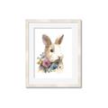 Picture of Sweet Floral Bunny I _GroupedProduct_Rectangle_Portrait_Framed_Matted_