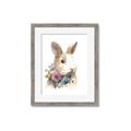 Picture of Sweet Floral Bunny I _GroupedProduct_Rectangle_Portrait_Framed_Matted_