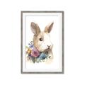 Picture of Sweet Floral Bunny I _GroupedProduct_Rectangle_Portrait_Framed_Matted_