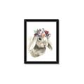 Picture of Sweet Floral Bunny _GroupedProduct_Rectangle_Portrait_Framed_Matted_